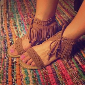 Minnetonka Suede Sandal